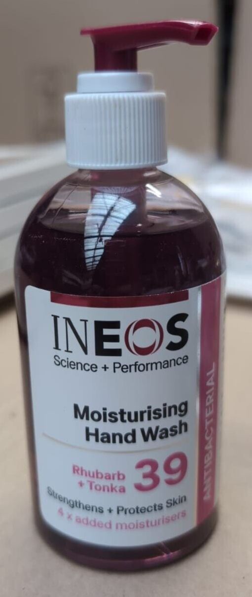 INEOS - Liquid Hand Soap Moisturising Handwash with Rhubarb & Tonka 250ml