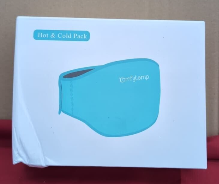 Comfytemp Back Ice Pack Wrap, Reusable, Lumbar, Microwave Heat
